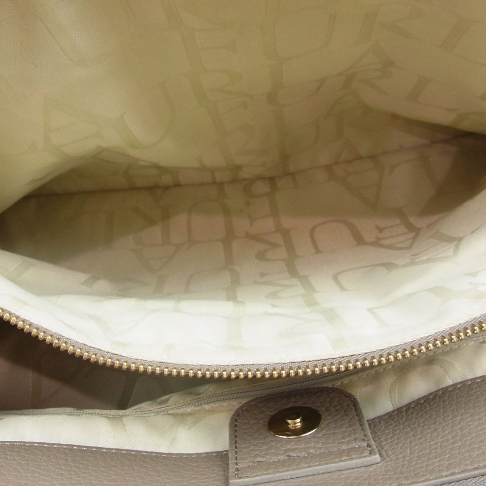 Furla フルラ レザー ハンド バッグ グレージュ系【中古】