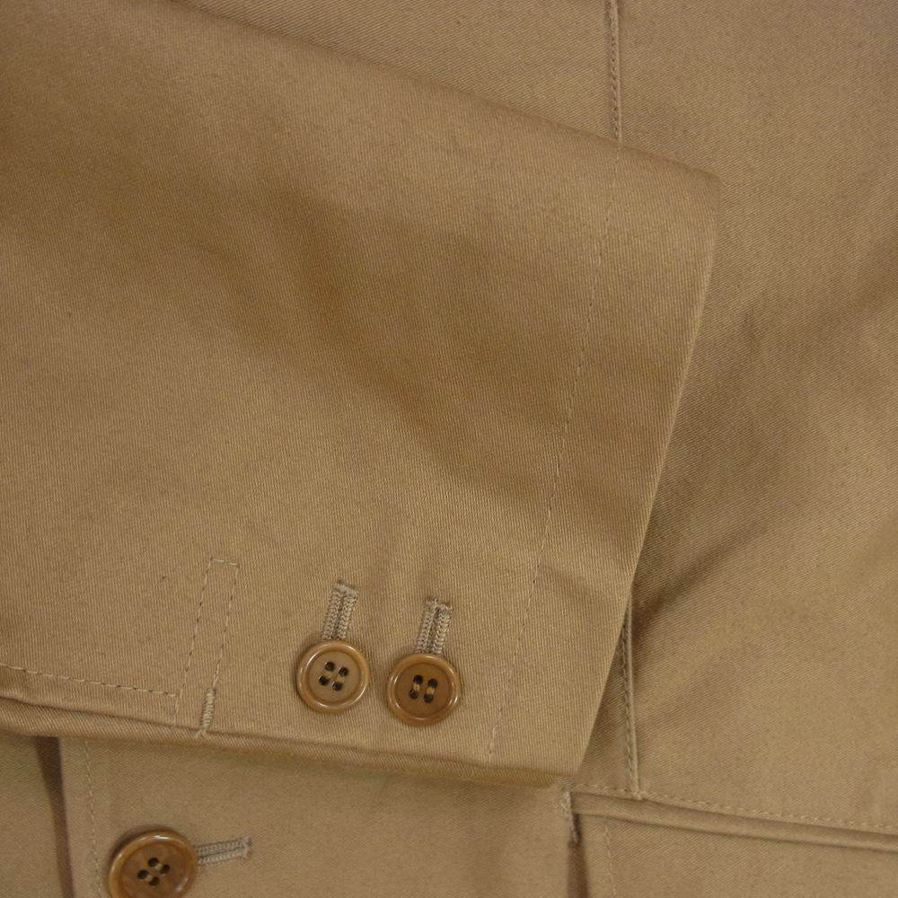 Adam et Rope' アダムエロペ GMV-001-0013-B コットン テーラード ジャケット ブラウン系 40【中古】