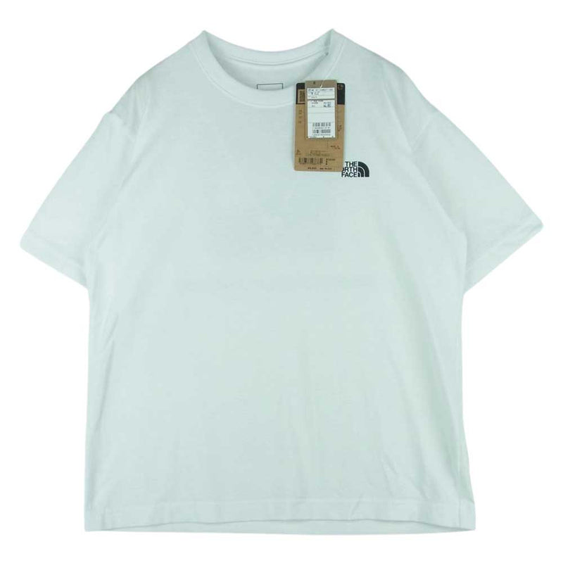 THE NORTH FACE ノースフェイス NT32350 Back Square Logo TEE ショート スリーブ バック スクエアー ロゴ 半袖 Tシャツ ホワイト系 M【新古品】【未使用】【中古】