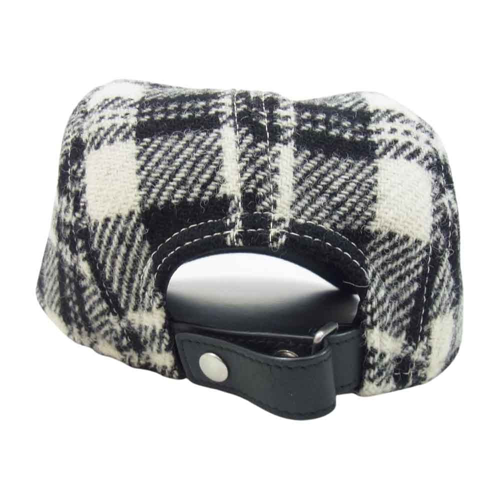 オーエーエムシー × Harris Tweed ハリスツイード キャップ ブラック系【中古】