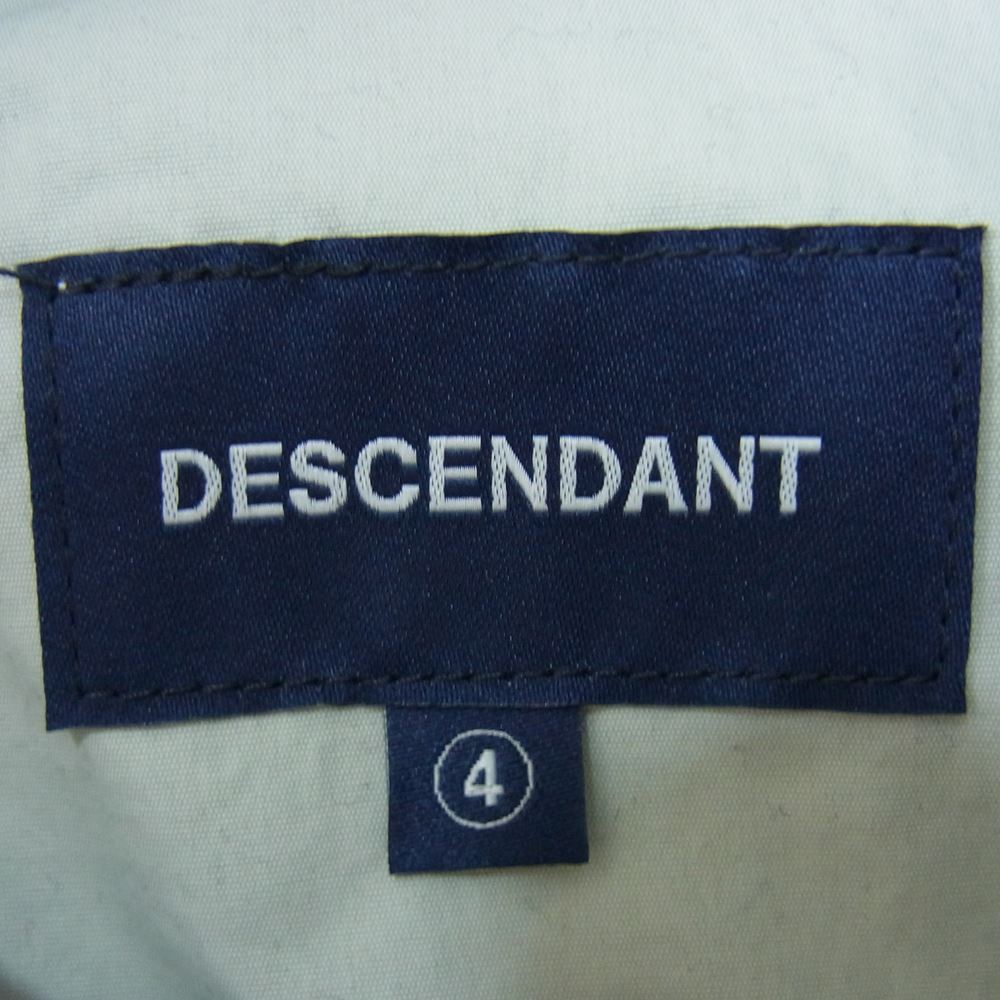 DESCENDANT ディセンダント 23SS 231WVDS-PTM01 WHARF NYLON TROUSERS ナイロン パンツ グレー系 4【極上美品】【中古】