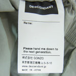 DESCENDANT ディセンダント 23SS 231WVDS-PTM01 WHARF NYLON TROUSERS ナイロン パンツ グレー系 4【極上美品】【中古】
