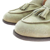 Tricker's トリッカーズ 7165 スエード タッセル ローファー カーキ系 UK8.5【中古】