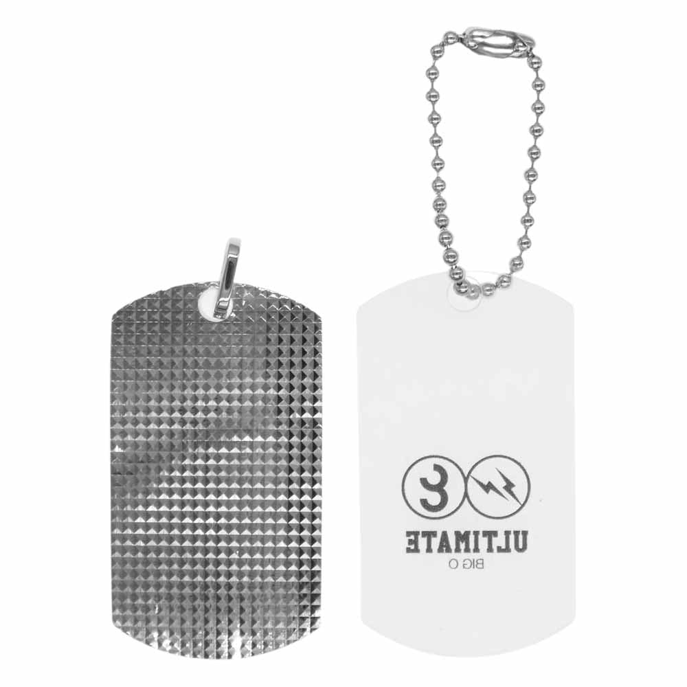 キャリアリング × fragment design フラグメント ドッグタグ ネックレス シルバー系【極上美品】【中古】