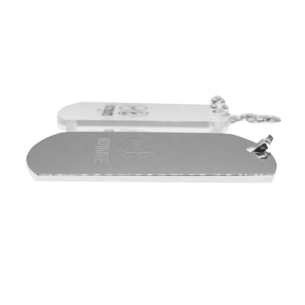 キャリアリング × fragment design フラグメント ドッグタグ ネックレス シルバー系【極上美品】【中古】