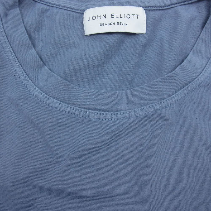 JOHN ELLIOTT 半袖 Tシャツ カットソー グレーブルー グレー系 ブルー系 2【中古】