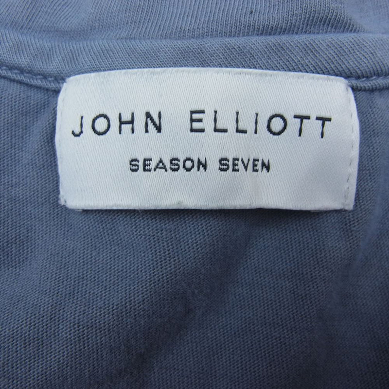 JOHN ELLIOTT 半袖 Tシャツ カットソー グレーブルー グレー系 ブルー系 2【中古】