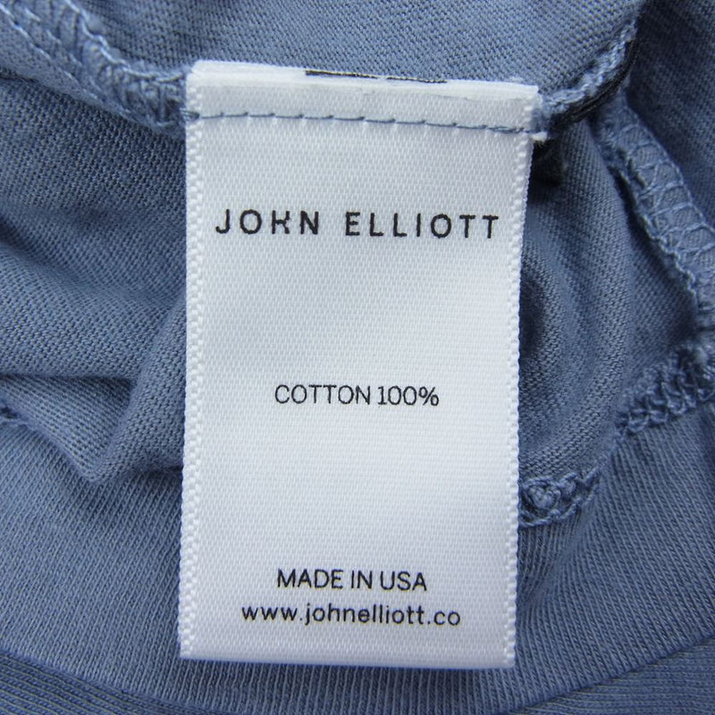 JOHN ELLIOTT 半袖 Tシャツ カットソー グレーブルー グレー系 ブルー系 2【中古】