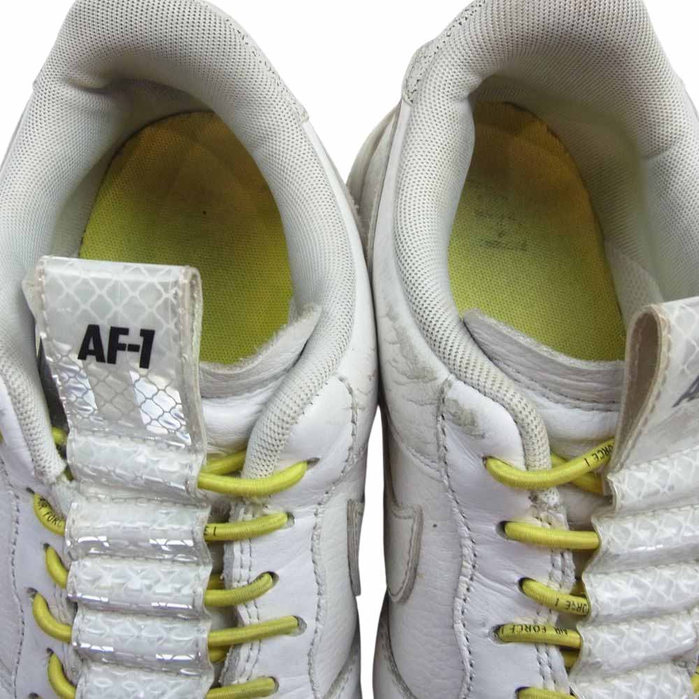 NIKE ナイキ 898889-104 WMNS Air Force 1 Lux White Chrome Yellow ホワイト系 26.5cm【中古】