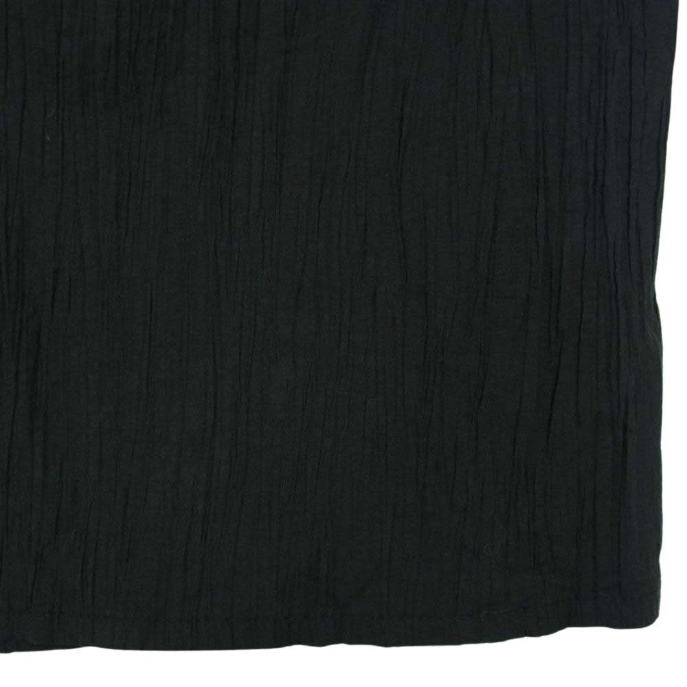 Plantation プランテーション PL51FG178 楊柳 麻混 ギャザー スカート ブラック系 M【中古】