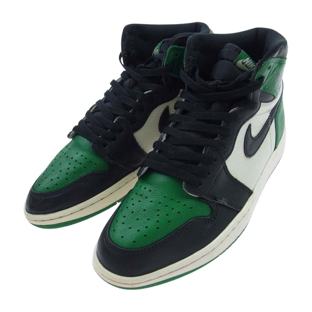 NIKE ナイキ 555088-302 Air Jordan 1 Retro High OG Pine Green エア ジョーダン ワン レトロ ハイ OG パイン グリーン グリーン系 27.5cm【中古】