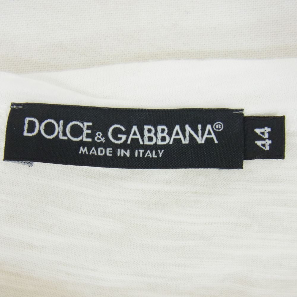 DOLCE&GABBANA ドルチェアンドガッバーナ G8X00T Disney ディズニー ミニーマウス プリント Tシャツ ホワイト系 44【中古】