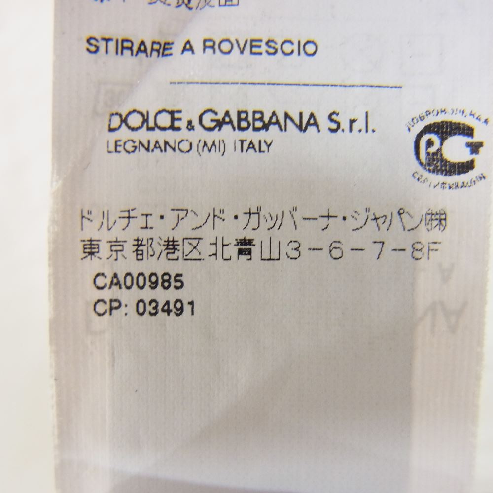 DOLCE&GABBANA ドルチェアンドガッバーナ G8X00T Disney ディズニー ミニーマウス プリント Tシャツ ホワイト系 44【中古】