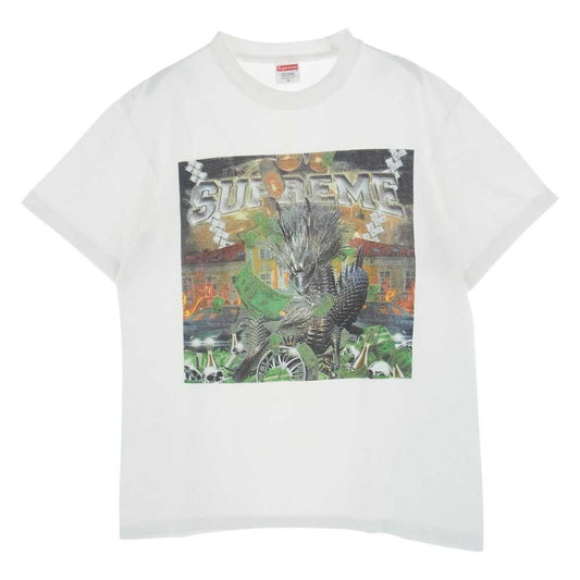 Supreme シュプリーム 20SS Dragon Tee  ホワイト系 S【中古】