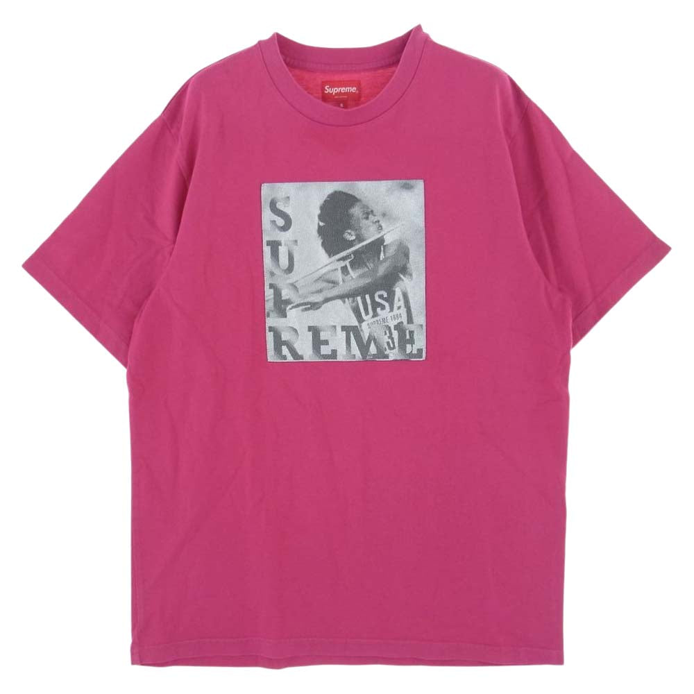 Supreme シュプリーム 20SS Javelin Label S/S Top ピンク系 S【中古】