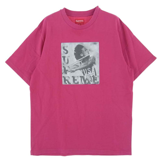 Supreme シュプリーム 20SS Javelin Label S/S Top ピンク系 S【中古】