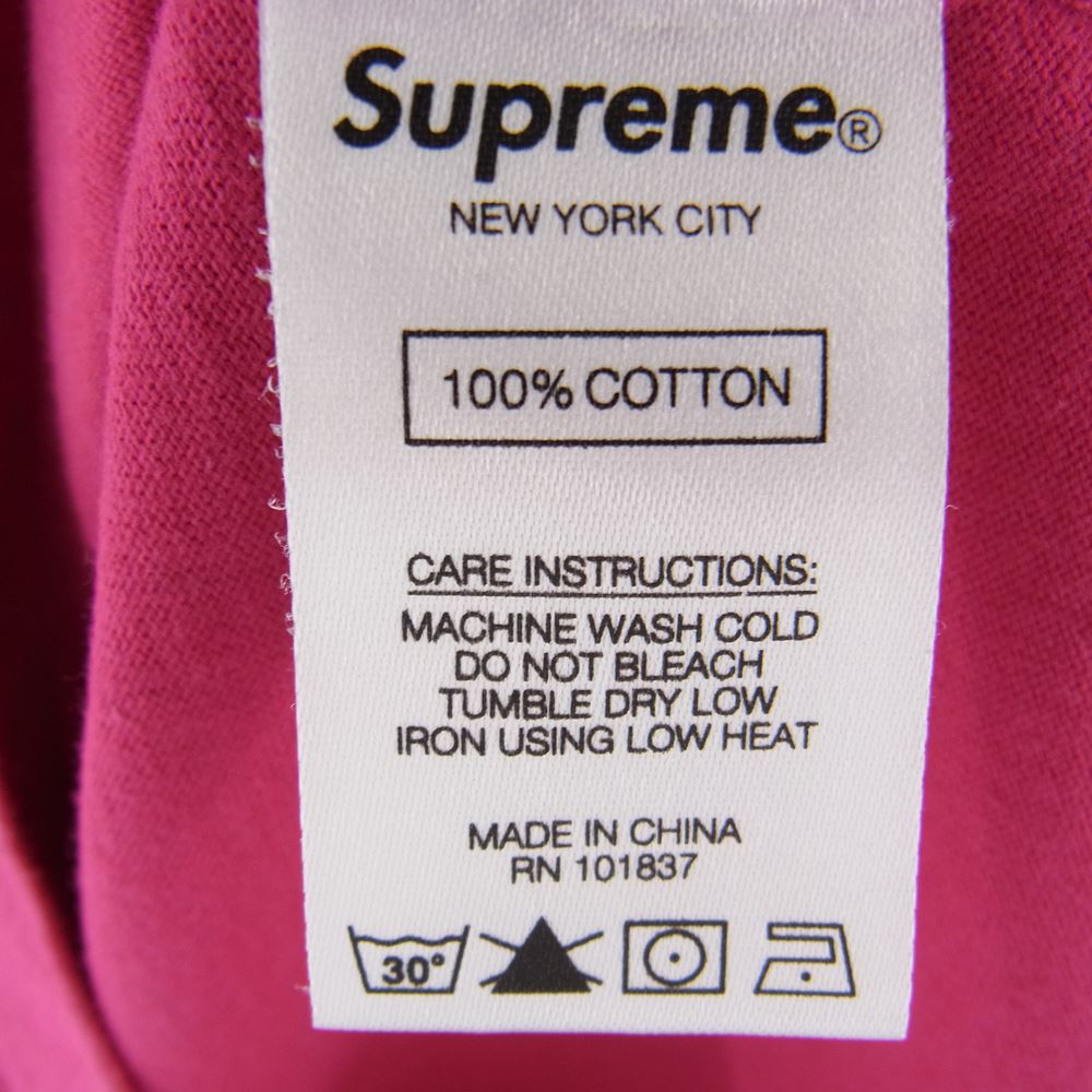 Supreme シュプリーム 20SS Javelin Label S/S Top ピンク系 S【中古】