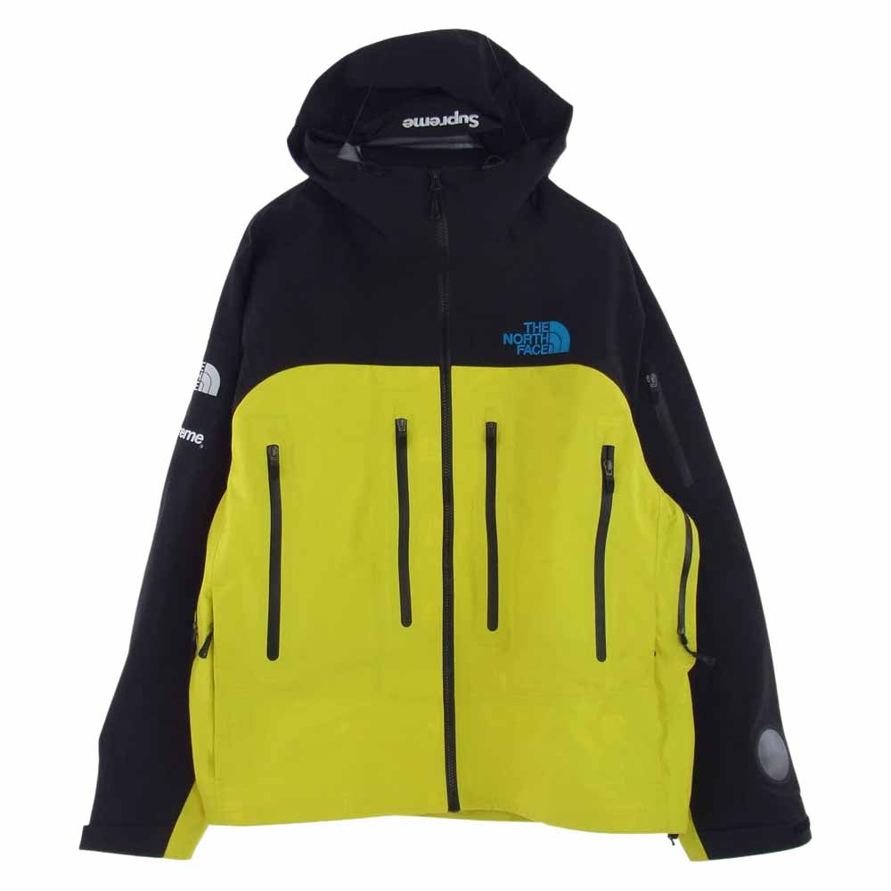 Supreme シュプリーム 22AW  NP52207I  THE NORTH FACE ノースフェイス Taped Seam Shell Jacket テープド シーム シェル ジャケット イエロー系 ブラック系 L【中古】