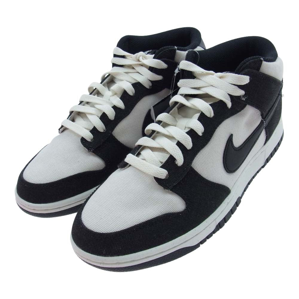 NIKE ナイキ DV0830-102 DUNK MID PANDA ダンク パンダ ミッドカット スニーカー ブラック系 ホワイト系 26cm【新古品】【未使用】【中古】