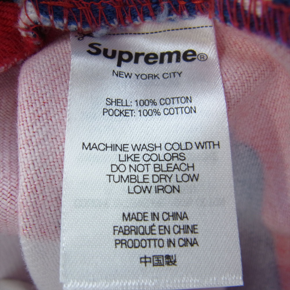 Supreme シュプリーム 22SS Cutoff Double Knee Denim Painter カットオフ ダブルニー ハーフ デニムパンツ ショーツ 32【中古】