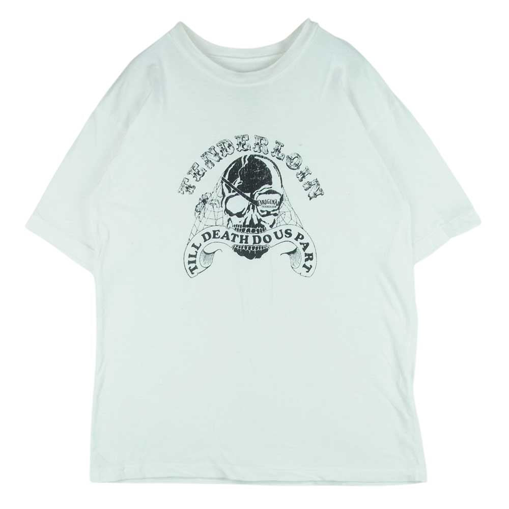 TENDERLOIN テンダーロイン T-TEE 5 TILL DEATH DO US PART 半袖 Tシャツ ホワイト系 M【中古】