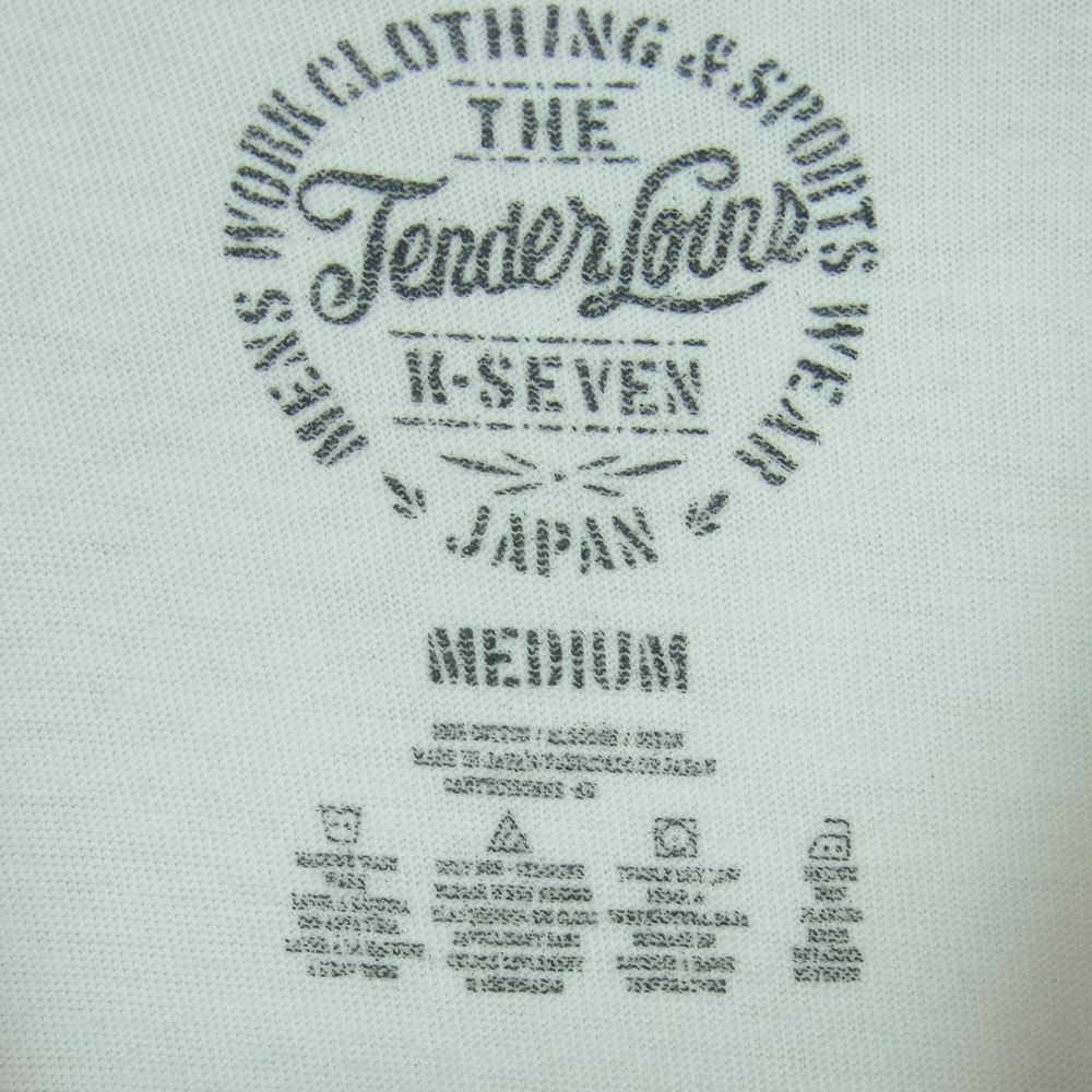 TENDERLOIN テンダーロイン T-TEE 5 TILL DEATH DO US PART 半袖 Tシャツ ホワイト系 M【中古】
