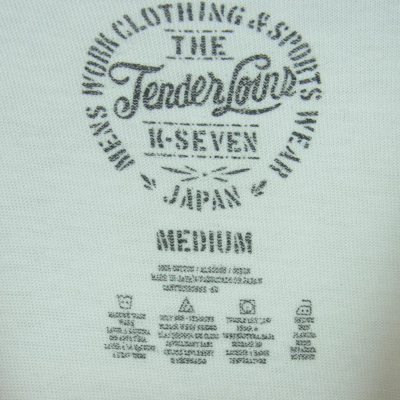 TENDERLOIN テンダーロイン T-TEE 5 TILL DEATH DO US PART 半袖 Tシャツ ホワイト系 M【中古】