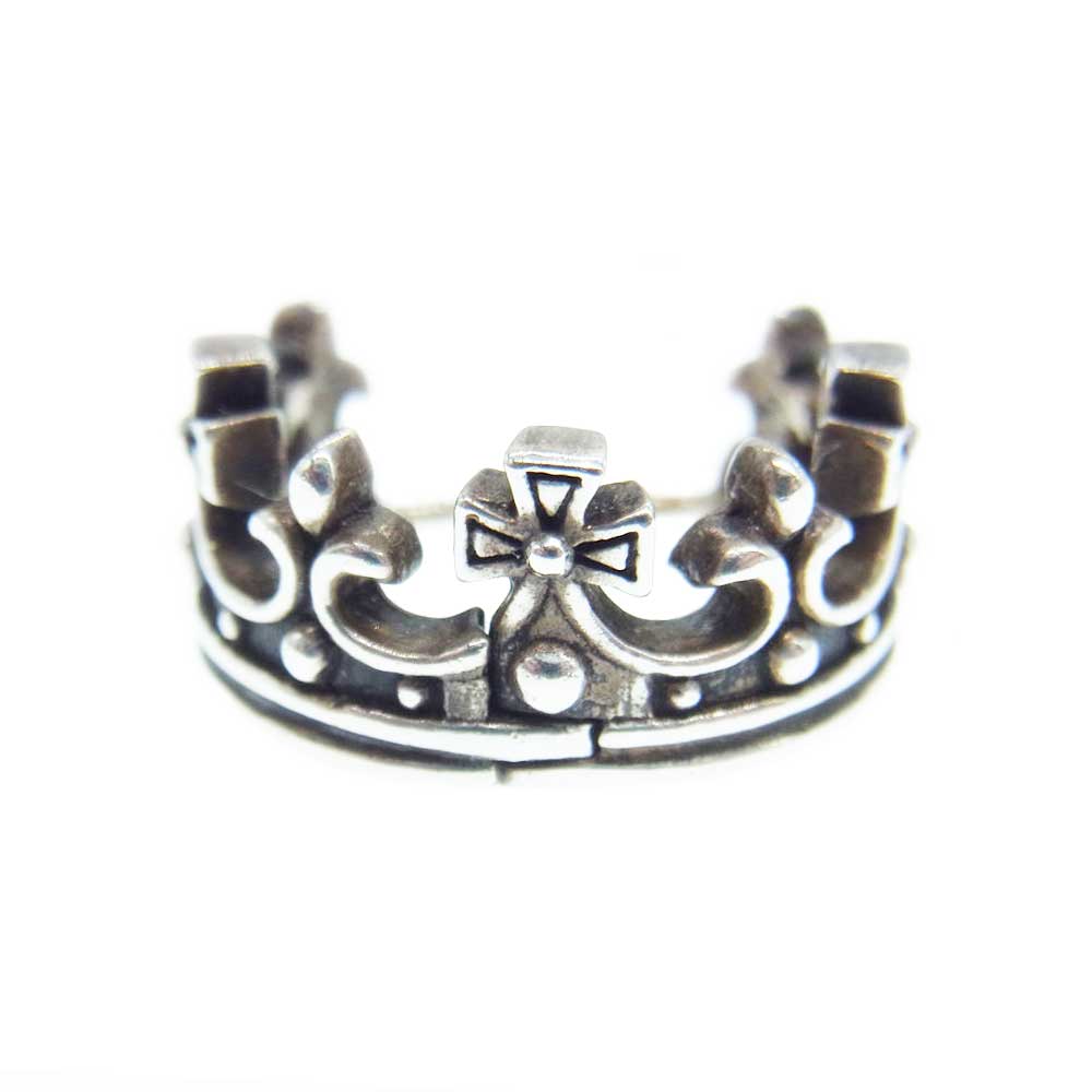 Justin Davis ジャスティンデイビス クラウン フープ ピアス 片耳用 シルバー系【中古】