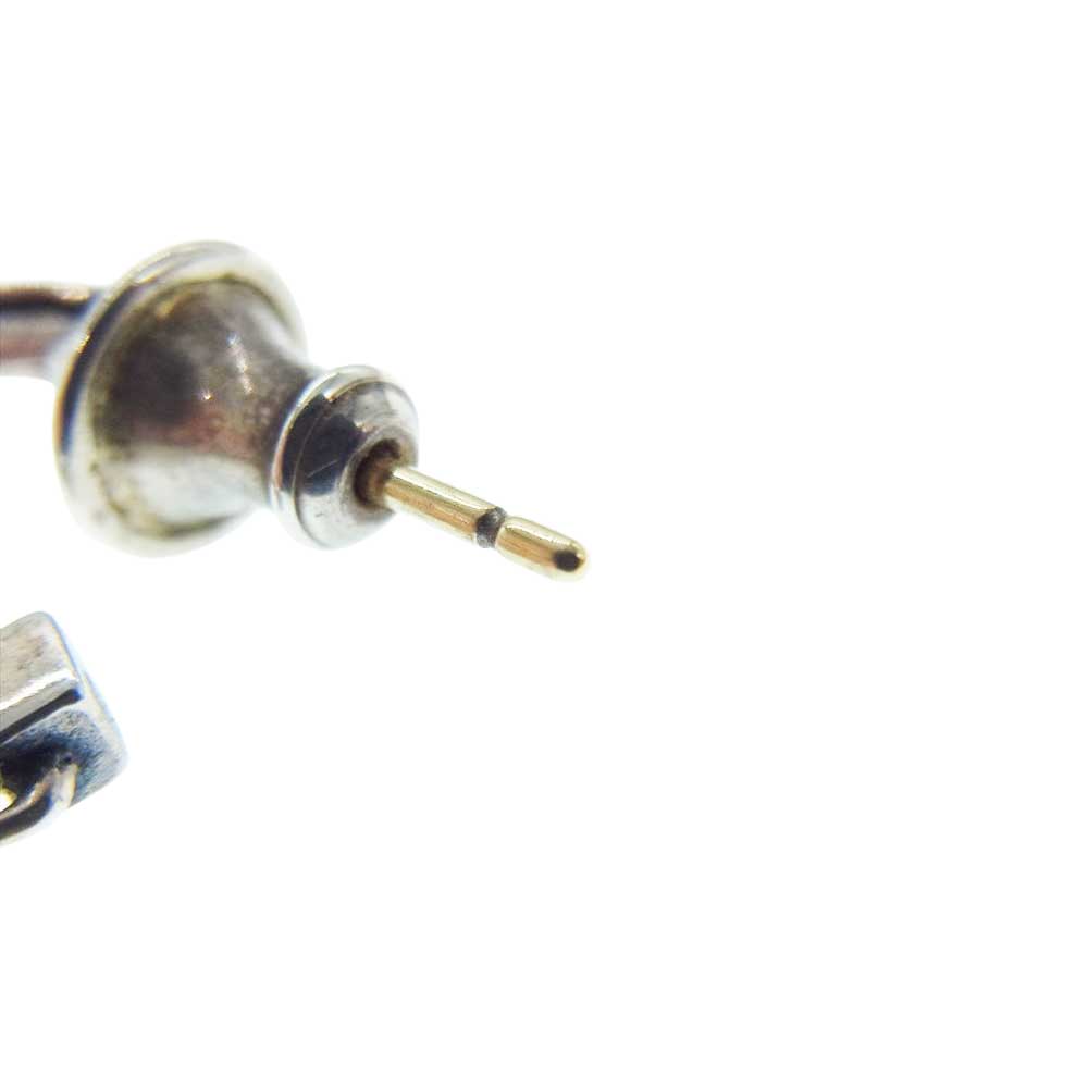 Justin Davis ジャスティンデイビス SEJ431 RITCHIE with LOCK 南京錠 チェーン フープ ピアス 片耳用 シルバー系【中古】