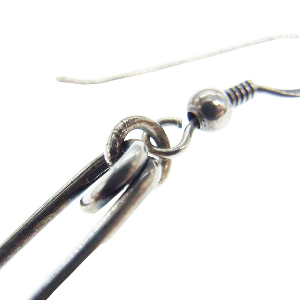 Justin Davis ジャスティンデイビス SEJ323 THRASH Earring スラッシュ クラウン 安全ピン ドロップ ピアス 片耳用 シルバー系【中古】
