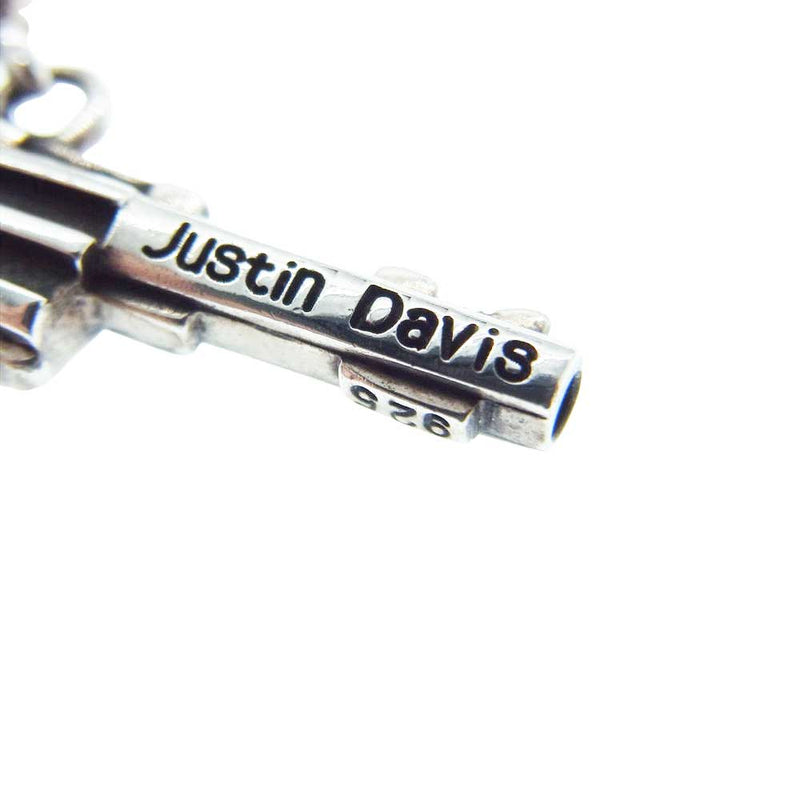 Justin Davis ジャスティンデイビス SEJ154 DIA SEX PISTOL ピストルモチーフ ピアス 片耳用 シルバー系【中古】