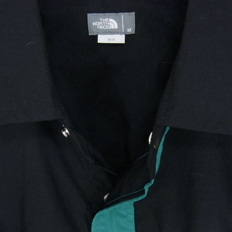 THE NORTH FACE ノースフェイス NR11961 L/S Nuptse Shirt 長袖 ヌプシ シャツ グリーン系 M【中古】