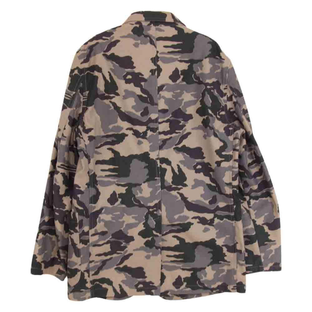 EVISU エヴィス カモ柄 ストレッチ テーラード ジャケット マルチカラー系 4【中古】