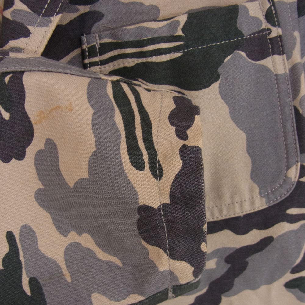 EVISU エヴィス カモ柄 ストレッチ テーラード ジャケット マルチカラー系 4【中古】