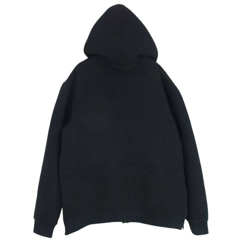 GIVENCHY ジバンシィ 13F7150690 ZIPPED Hoodie ジップアップ サイドジップ フーディ パーカー ブラック系 M【中古】