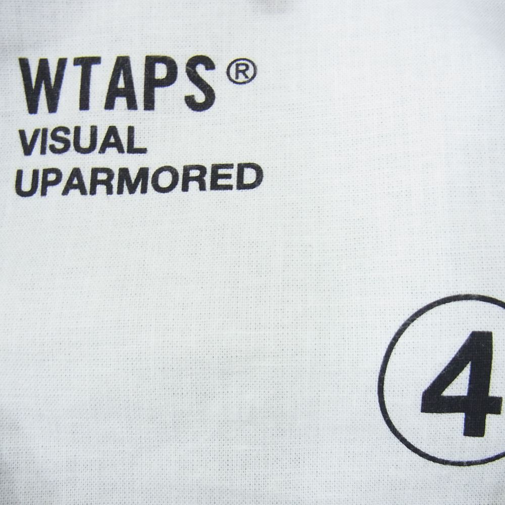 WTAPS ダブルタップス 22AW 222BRDT-SHM01 CBW / LS / COTTON POPLIN ユーティリティ ミリタリー 長袖 シャツ ジャケット カーキ系 4【中古】