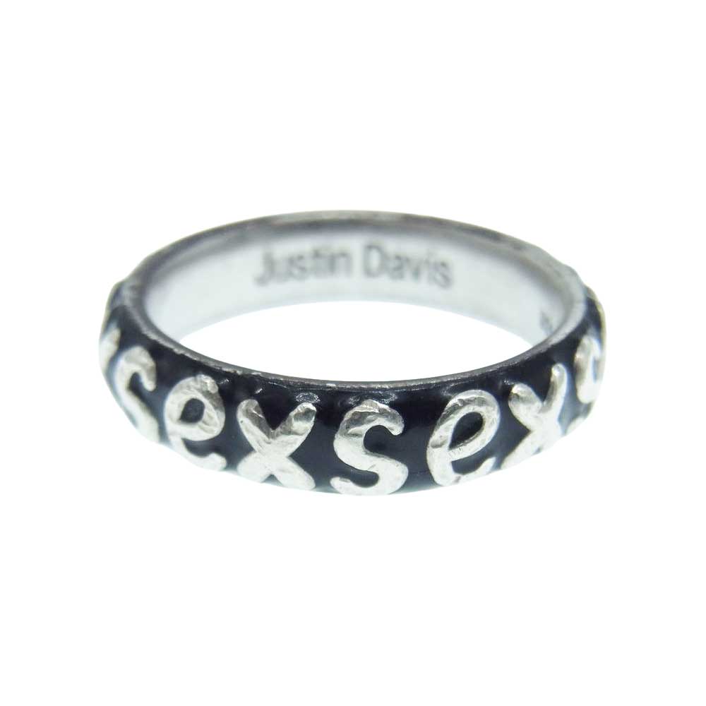 Justin Davis ジャスティンデイビス SRJ722 ROLLIN' BABY ローリン ベイビー リング シルバー系 15.5号【中古】