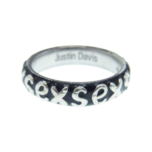 Justin Davis ジャスティンデイビス SRJ722 ROLLIN' BABY ローリン ベイビー リング シルバー系 15.5号【中古】