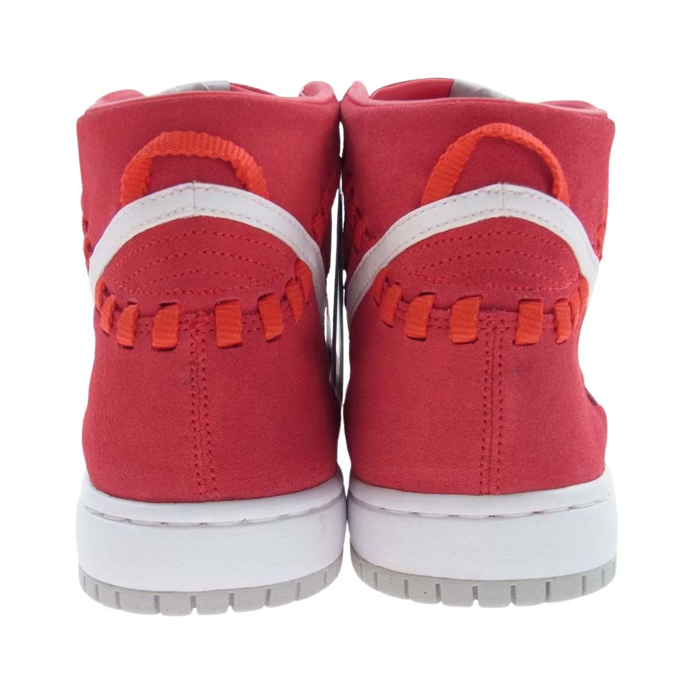 NIKE ナイキ 555030-600 DUNK WOVEN HIGH ダンク ウーブン ハイ スニーカー レッド系 27.5cm【新古品】【未使用】【中古】