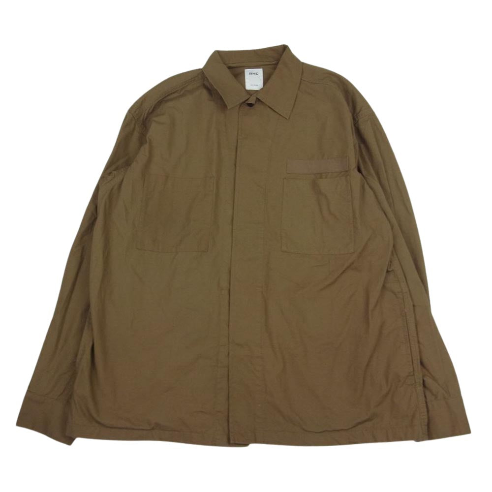 Ron Herman ロンハーマン 3520700150 RHC Ripstop Jacket ミリタリー リップストップ ジャケット カーキ系 M【中古】