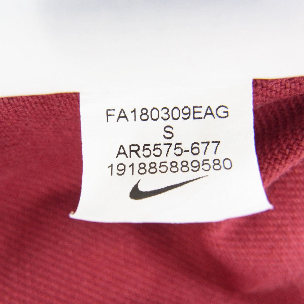 Supreme シュプリーム 18AW AR5575-677 × Nike ナイキ Cotton Twill Overalls コットン ツイル オーバーオール ワインレッド系 S【中古】