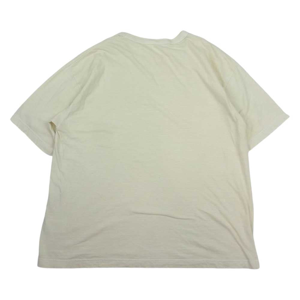 VISVIM ビズビム 22SS 0122105010008 AMPLUS TEE S/S ダメージ加工 天竺製 アンプラス クルーネック 半袖 Tシャツ オフホワイト系 4【中古】