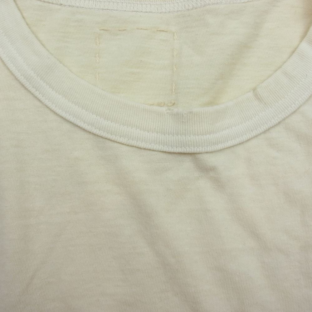 VISVIM ビズビム 22SS 0122105010008 AMPLUS TEE S/S ダメージ加工 天竺製 アンプラス クルーネック 半袖 Tシャツ オフホワイト系 4【中古】