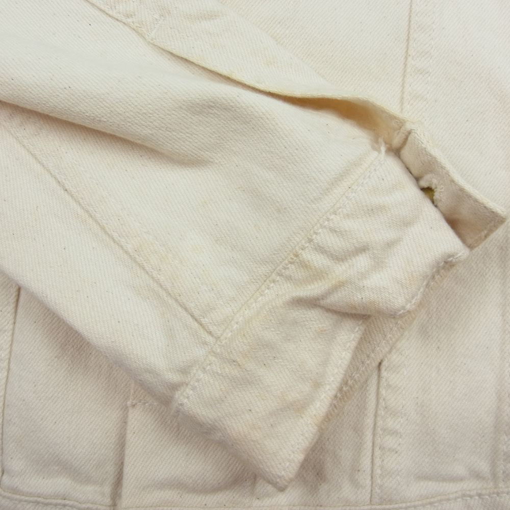 Nudie Jeans ヌーディージーンズ 1003335 BILLY DRY TWILL ビリー ドライ ツイル 12 oz. comfort stretch denim  デニム ジャケット ベージュ系 M【中古】