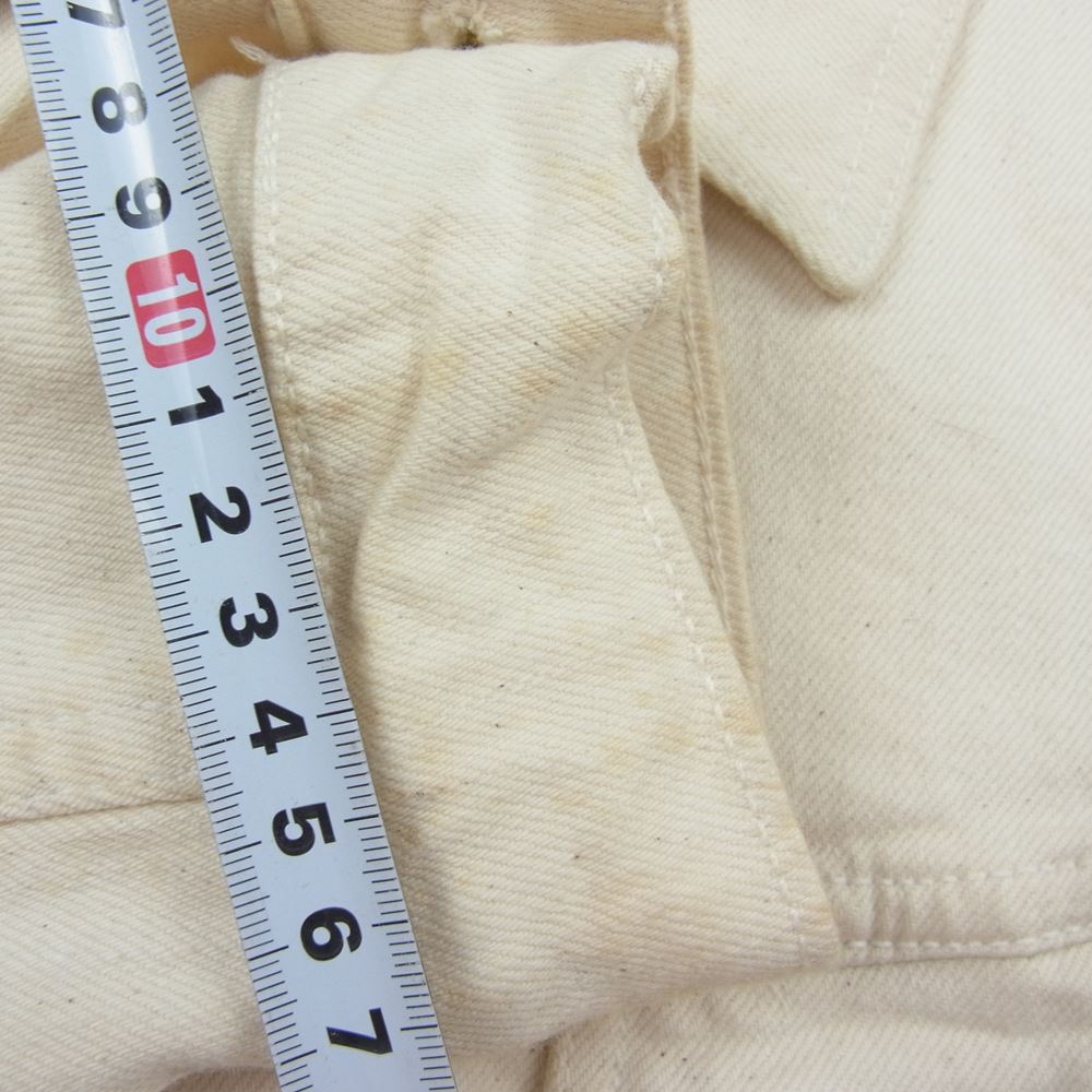 Nudie Jeans ヌーディージーンズ 1003335 BILLY DRY TWILL ビリー ドライ ツイル 12 oz. comfort stretch denim  デニム ジャケット ベージュ系 M【中古】