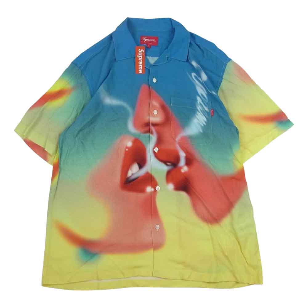 Supreme シュプリーム 20AW Blow Back Rayon S/S Shirt ブロー バック レーヨン 半袖 シャツ マルチカラー系 M【中古】