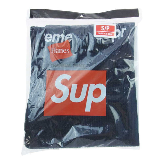 Supreme シュプリーム 18AW Hanes Thermal Pant ヘインズ サーマル パンツ  ブラック系 S S/P【新古品】【未使用】【中古】