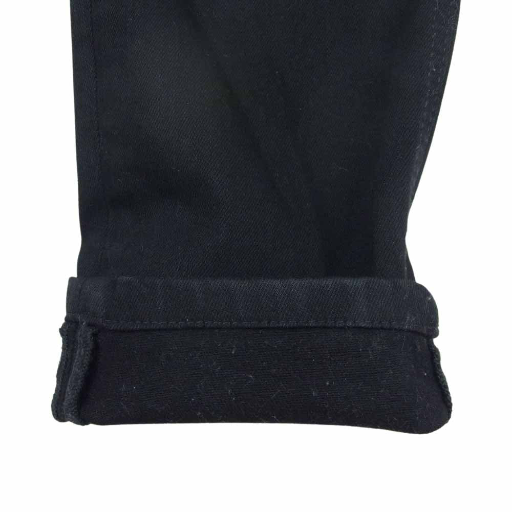 ACNE STUDIOS アクネストゥディオズ BLA KONST スリム ストレート スキニー ブラックデニムパンツ ブラック系 24 30【中古】