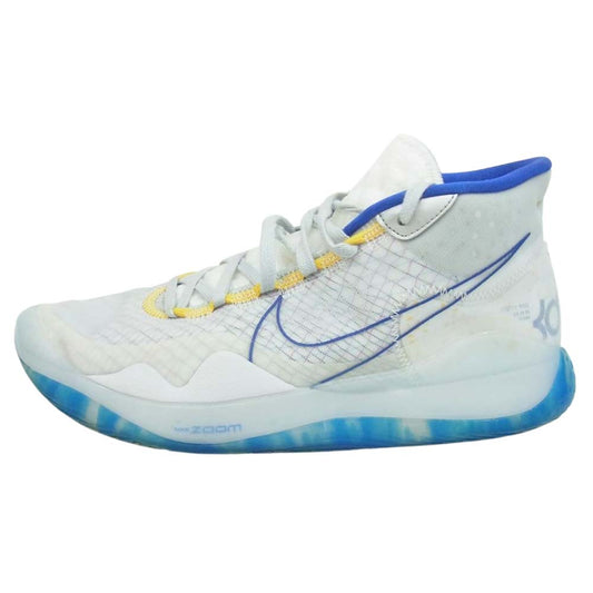 NIKE ナイキ AR4230-100 ZOOM KD 12 EP WHITE METALLIC GOLD GAME ROYAL バスケットボール ズーム ケーディー 12 EP ホワイト メタリックゴールド ゲームロイヤル スニーカー ホワイト系 28cm【中古】