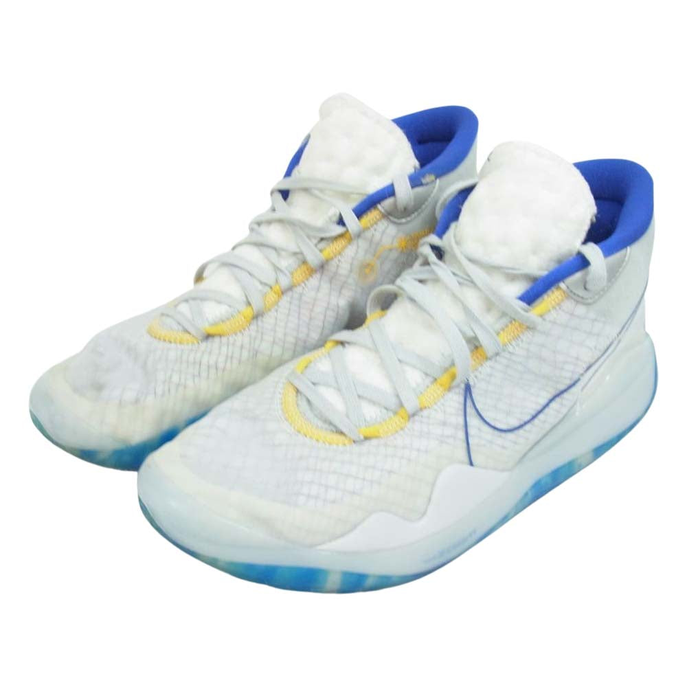 NIKE ナイキ AR4230-100 ZOOM KD 12 EP WHITE METALLIC GOLD GAME ROYAL バスケットボール ズーム ケーディー 12 EP ホワイト メタリックゴールド ゲームロイヤル スニーカー ホワイト系 28cm【中古】